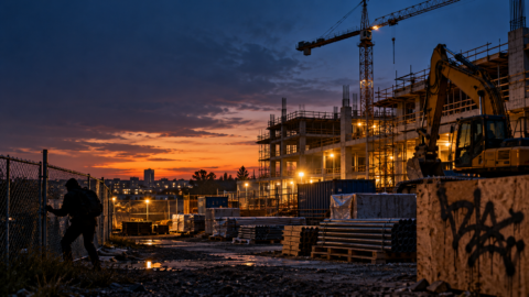 how to deal with construction theft and vandalism