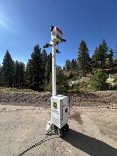 Pole Guard unit at Truckee mining site