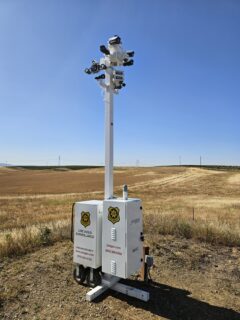 Jatagan's pole camera unit for outdoor sites in Sacramento and San Francisco Bay Area