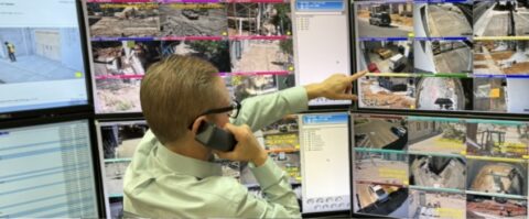 U.S.-based security monitoring center operated by Jatagan with real-time surveillance systems