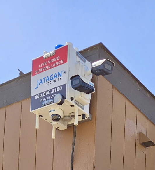 Jatagan's Mount Guard camera unit for outdoor sites in Sacramento and San Francisco Bay Area