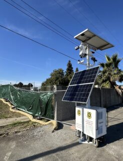 Jatagan's Solar Pole Guard protecting SMUD's critical infrastructure construction