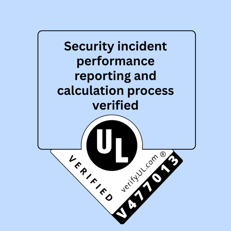 Jatagan's UL verification for Security Incident Performance Reporting and Calculation Process