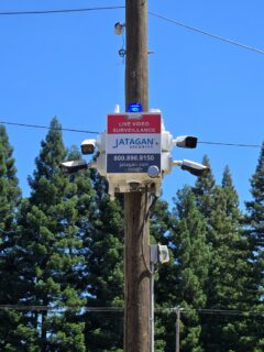 Jatagan Security Mounted Guard video security system installed at American River Raft Rentals